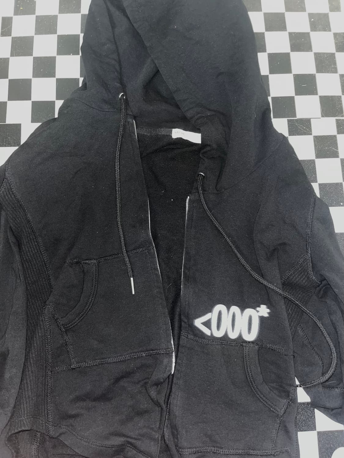 nache <000* hoodie zip up black 1size 상품이미지1