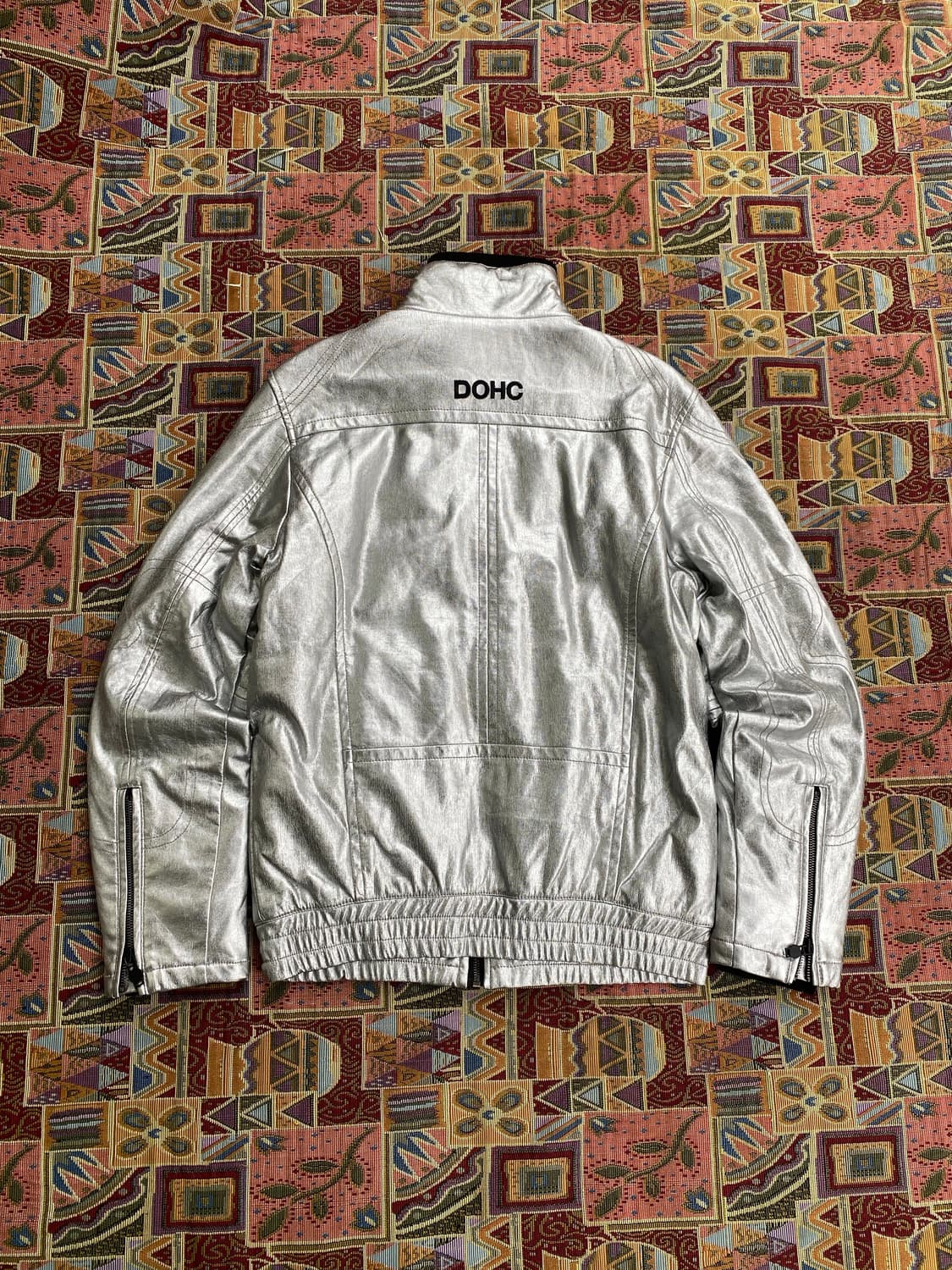 [M] DOHC Revolution 실버 바이커 자켓 상품이미지6