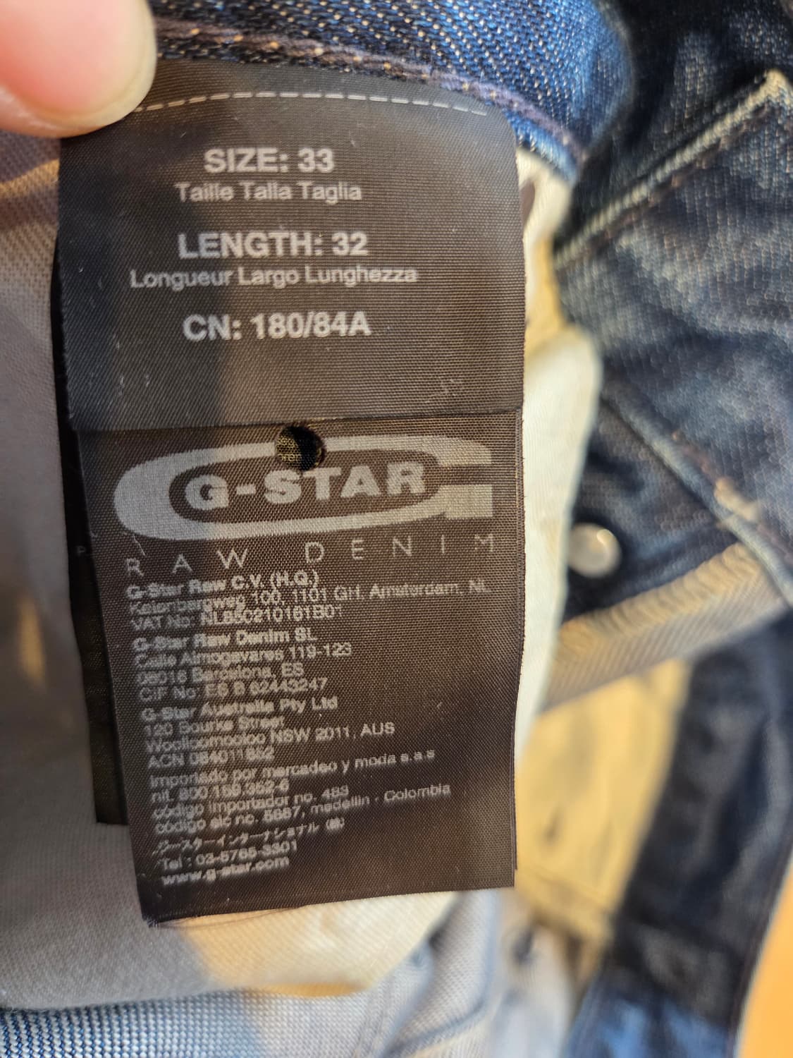 G-STAR RAW데님 청바지(W33/L32) 상품이미지6