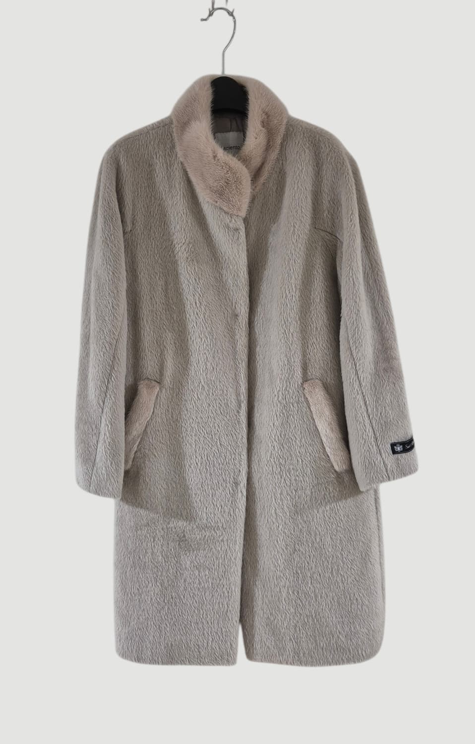 [55]라씨엔토 여자 밍크털 롱코트 상품이미지1