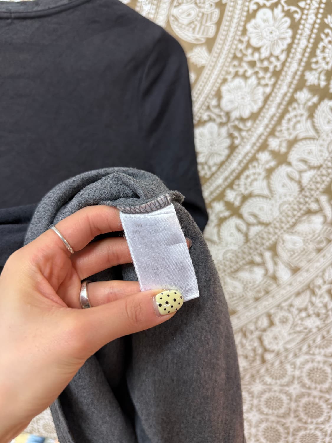 제페니즈 빈티지 여성 레이어드 패턴 롱슬리브  상품이미지6