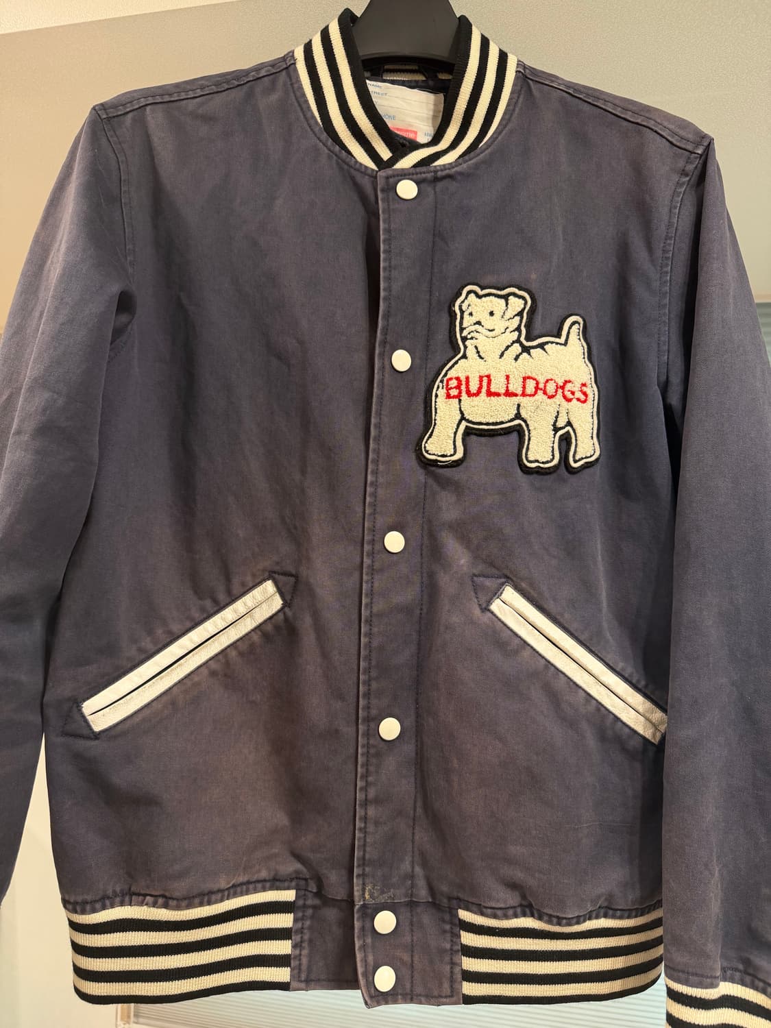 [L] 2012 슈프림 불독 바시티 스타디움 자켓 상품이미지3