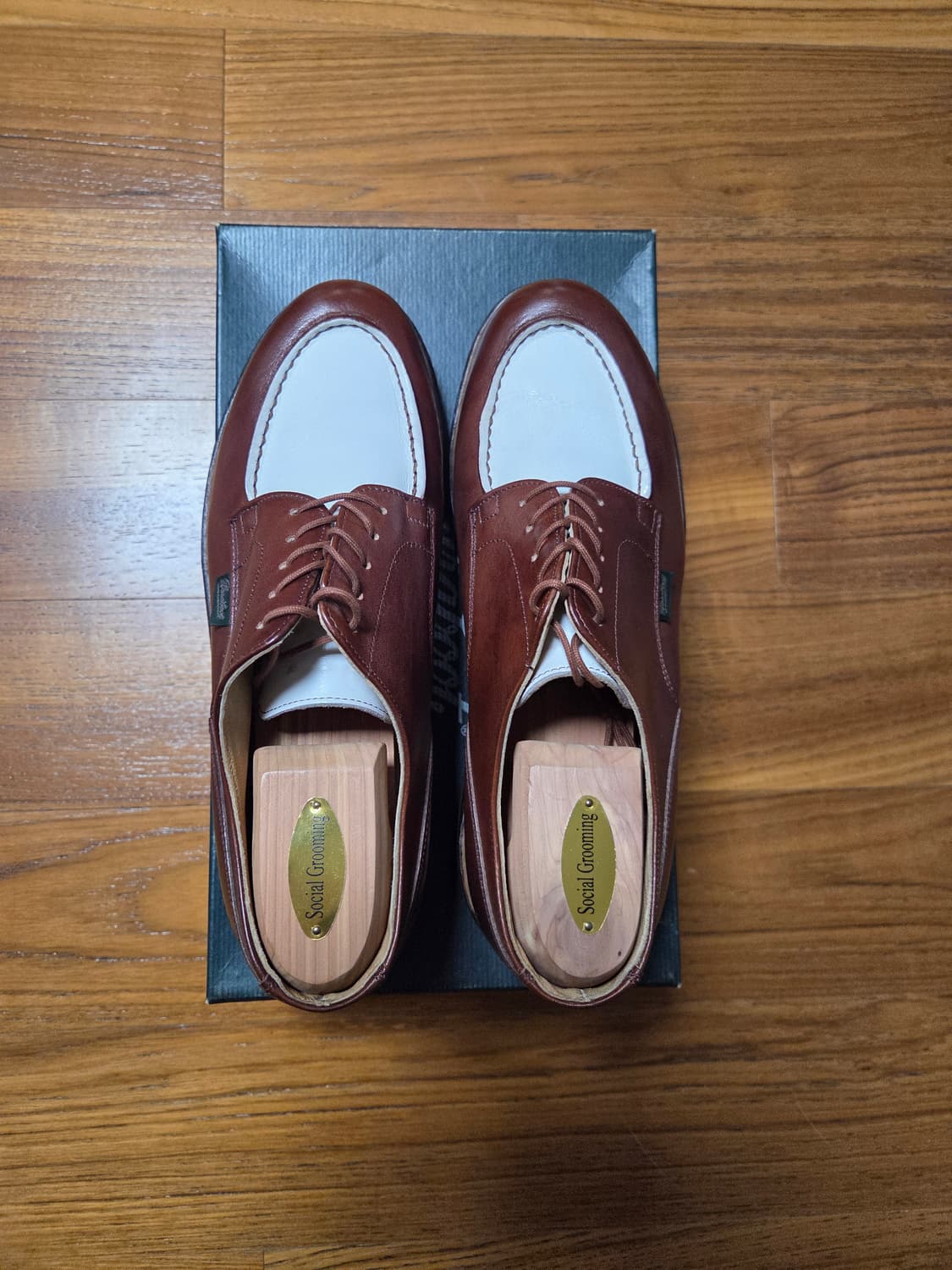 파라부트 샴보드 오크브라운 화이트 투톤  상품이미지4