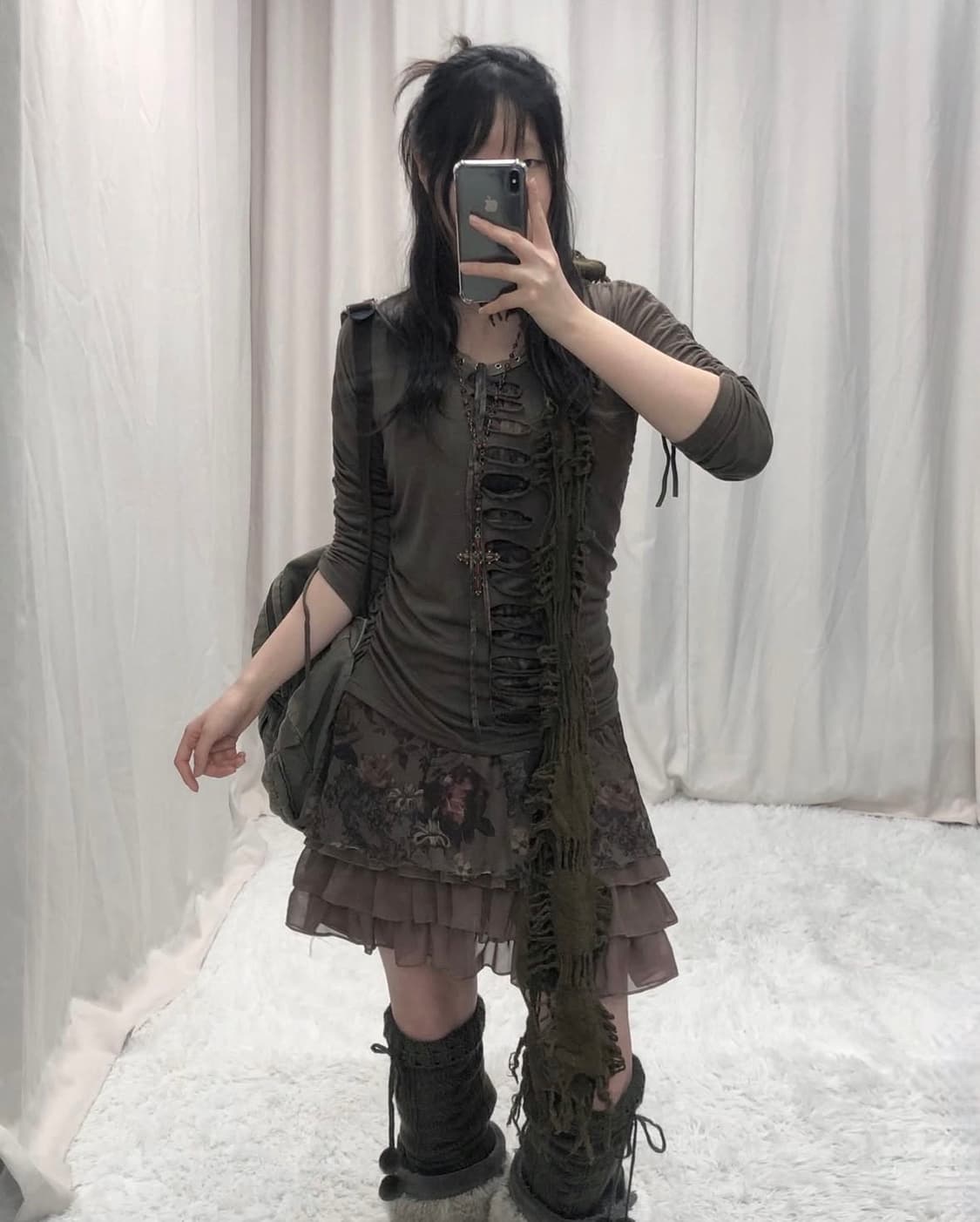 선가든파티 그런지 빈티지 코디 세트 코디셋 상품이미지1