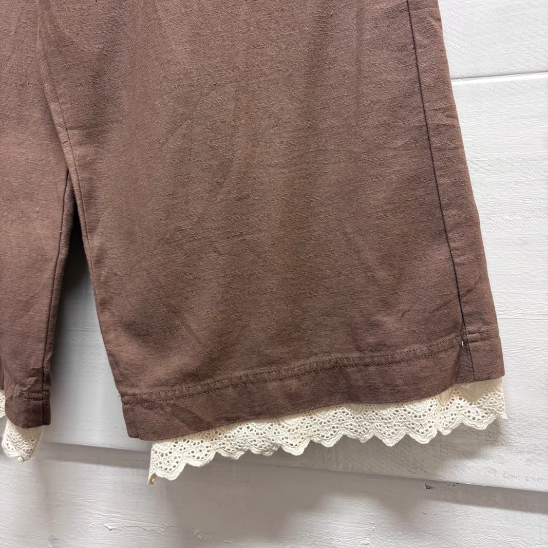 SM2 린넨 코튼 버뮤다 모리걸 레이스 팬츠  JPN 상품이미지3