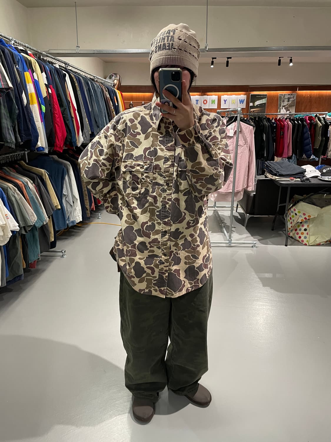 빈티지 덕 카모플라주 셔츠   상품이미지3