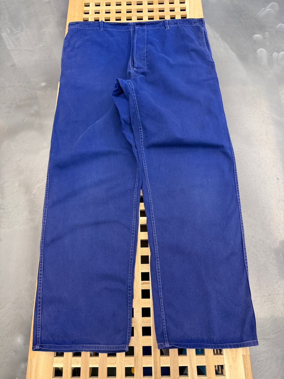 1970s FRIENDSHIP FADED NAVY 빈티지프렌치워크팬츠 상품이미지1