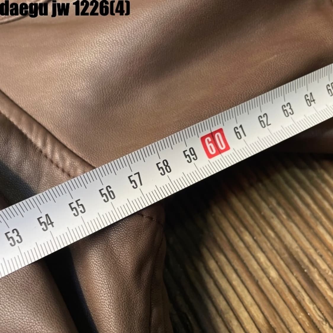 폴로 레더자켓 브라운 상품이미지7