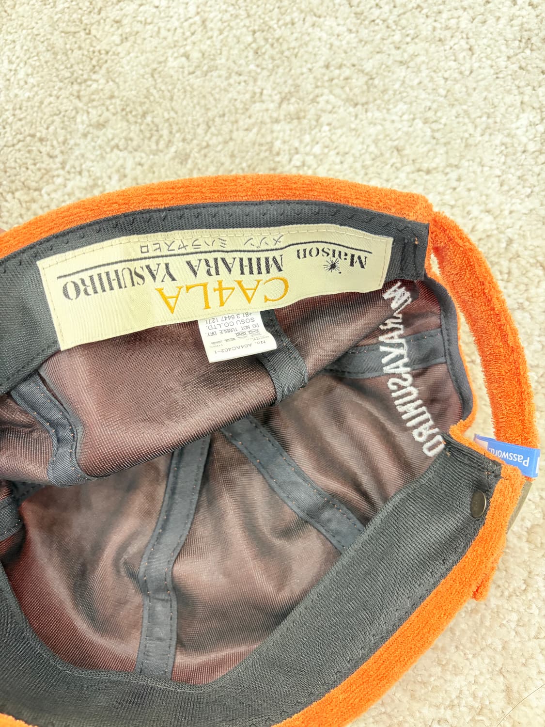 미하라야스히로 x ca4la 롤업캡 /미하라야스히로 모자 상품이미지8