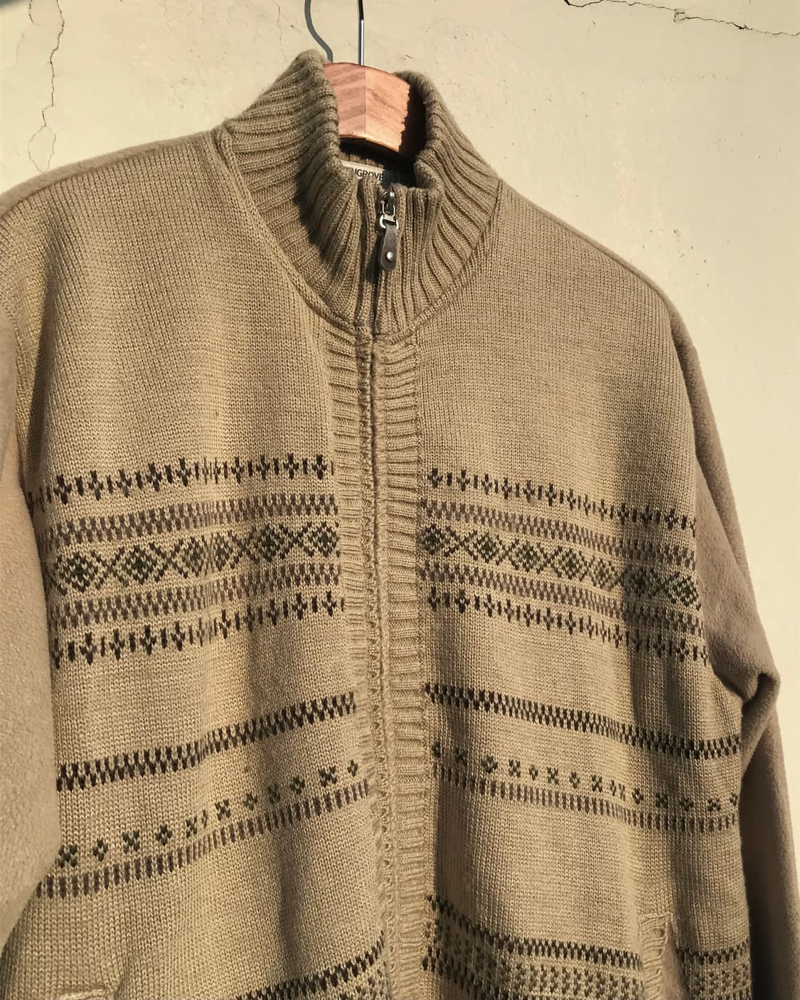 노르딕 니트 플리스 집업 상품이미지6