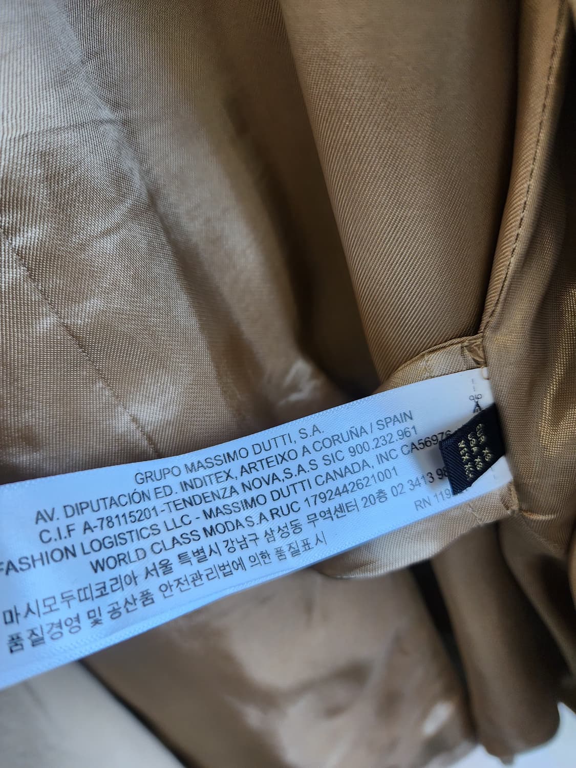 마시모두띠 트렌치 코트 XS 상품이미지7