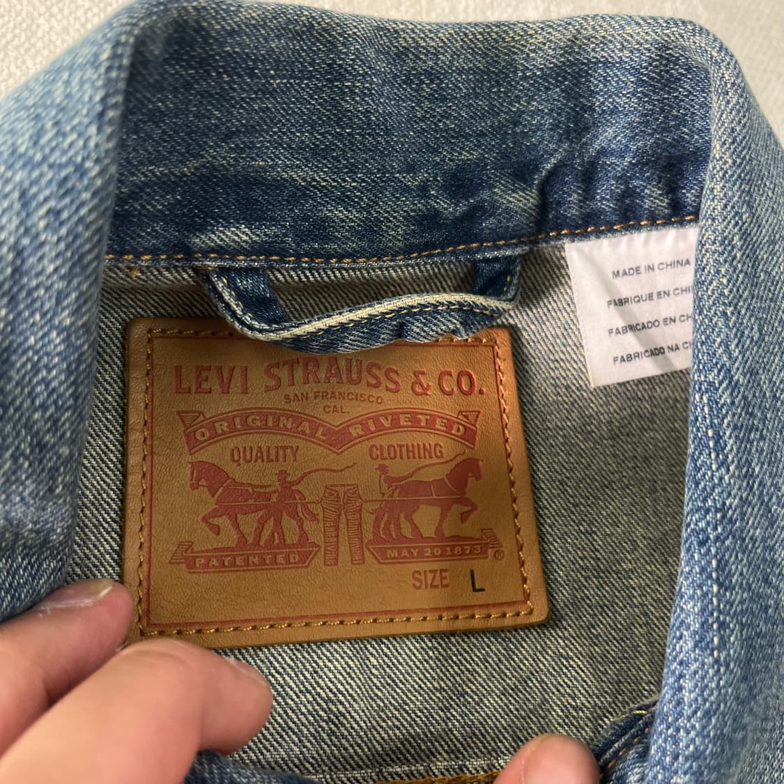 100 리바이스 데님 트러커 자켓 상품이미지3