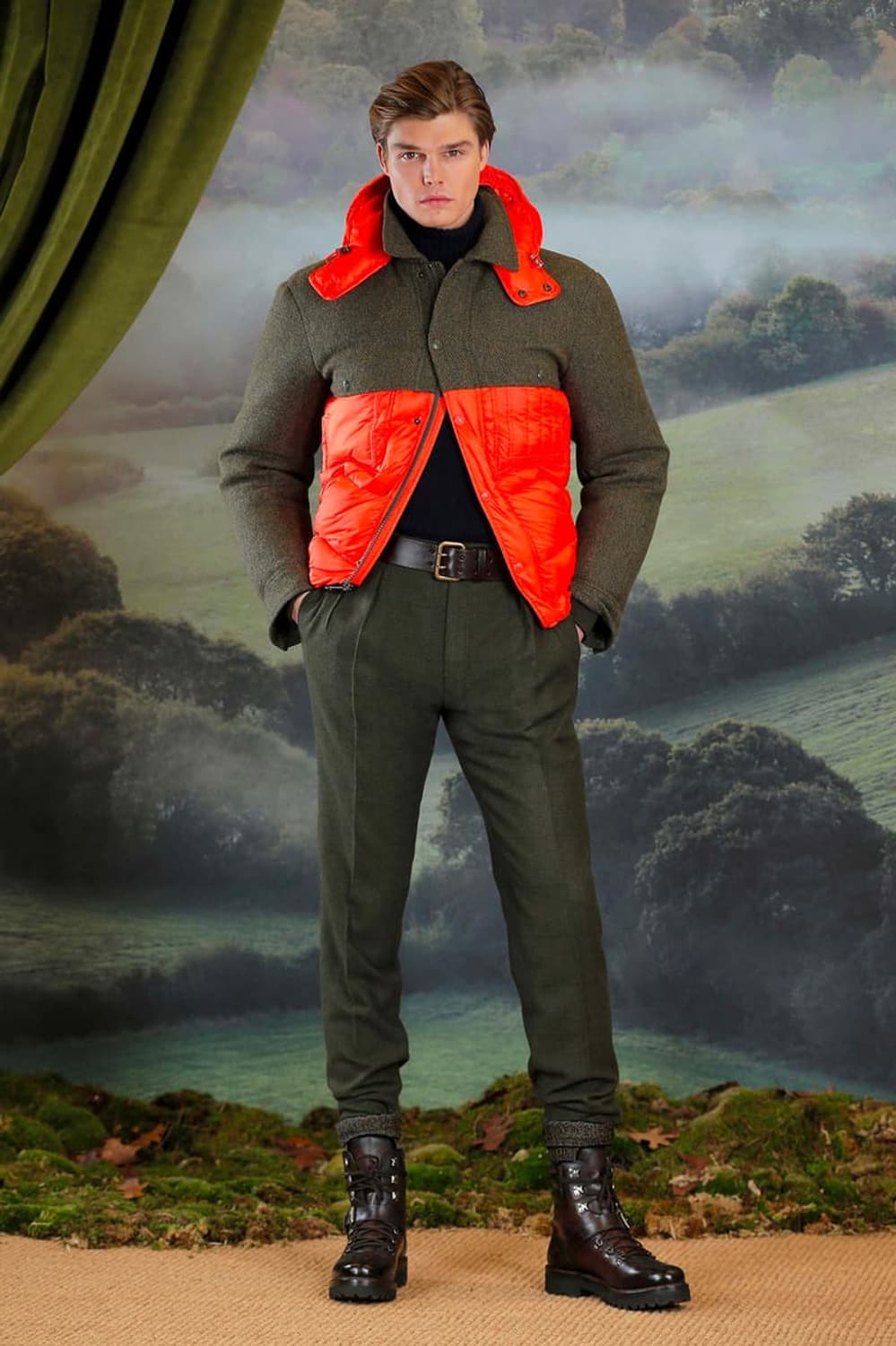 랄프로렌 퍼플라벨 RRL 폴로 / 울트위드 다운 패딩 / XL 상품이미지1