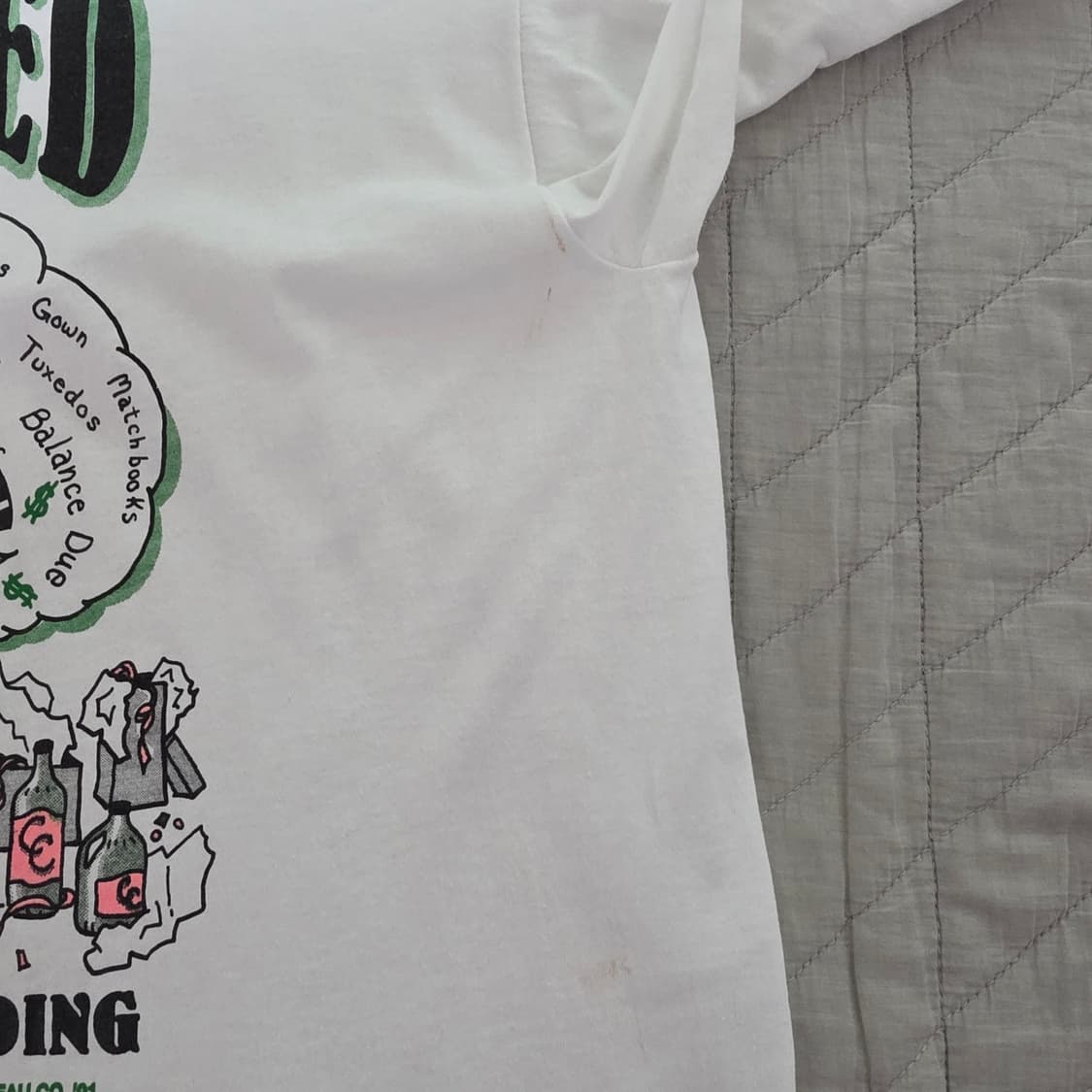 [XL] 90s 빈티지 서바이브드 웨딩 유머티 상품이미지5