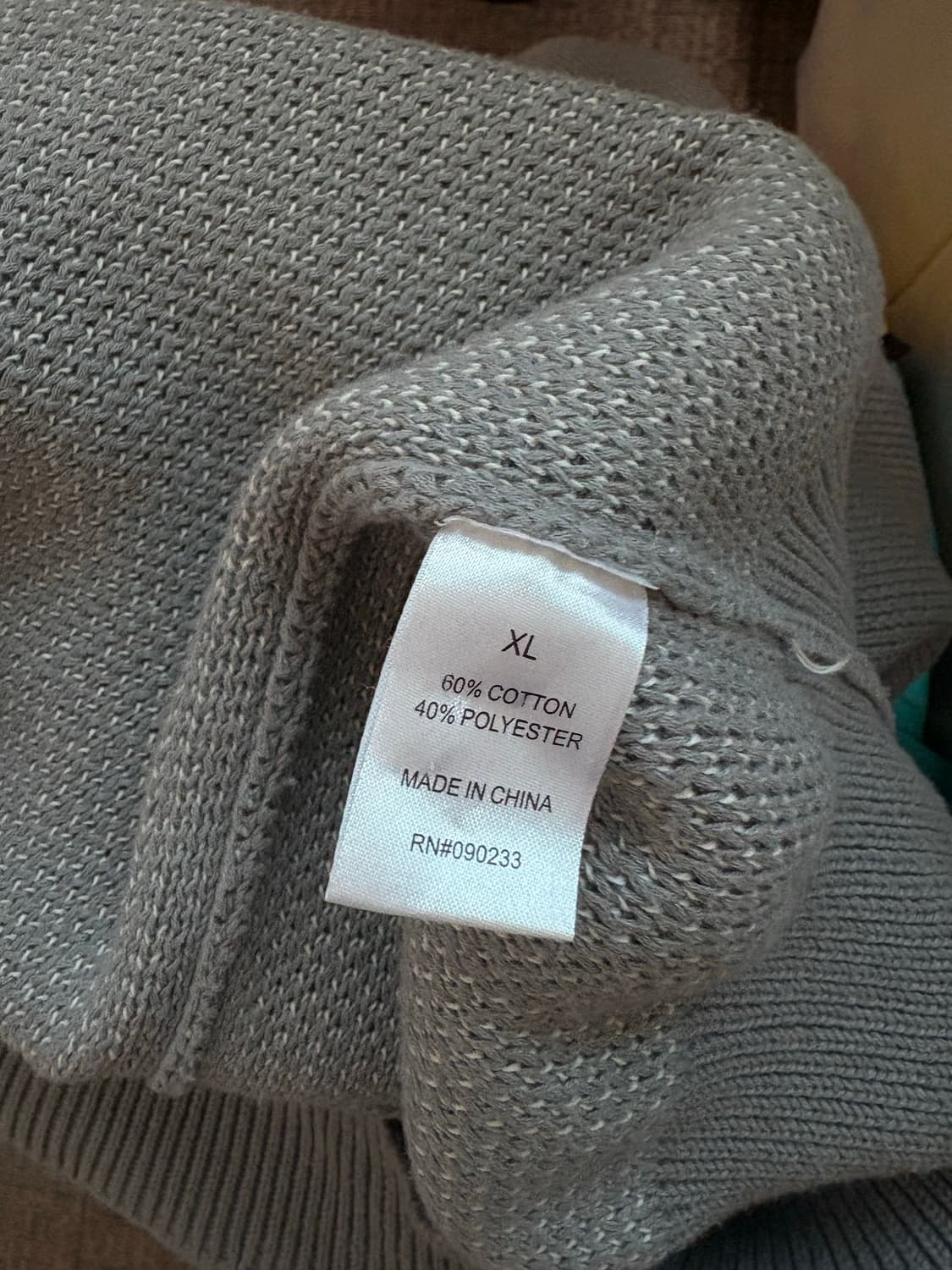 XL - 에센셜 니트 스웨터 페블 - 노드스트롬 한정 상품이미지4