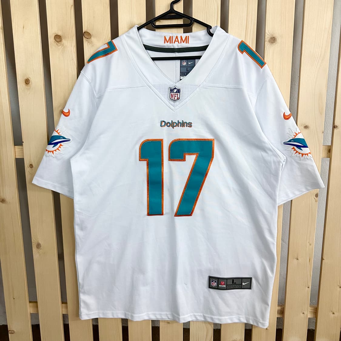 (L) 나이키 NFL 마이애미 돌핀스 제이렌 와들 17 반팔 저지 유니폼 상품이미지1