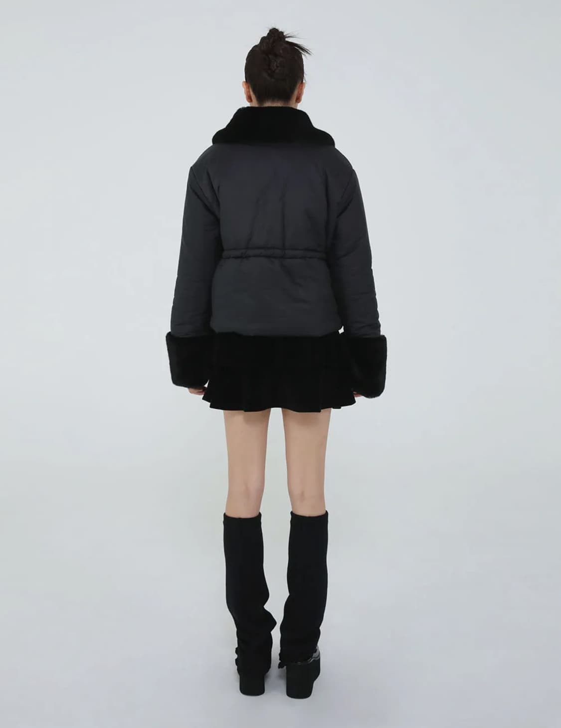 어글리쉐도우 퍼 카라 패딩 판매해요 퍼자켓 무스탕 상품이미지4