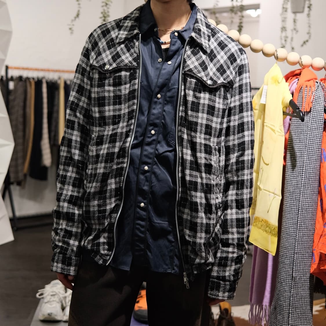 언더커버 축융 울 웨스턴 자켓 상품이미지5