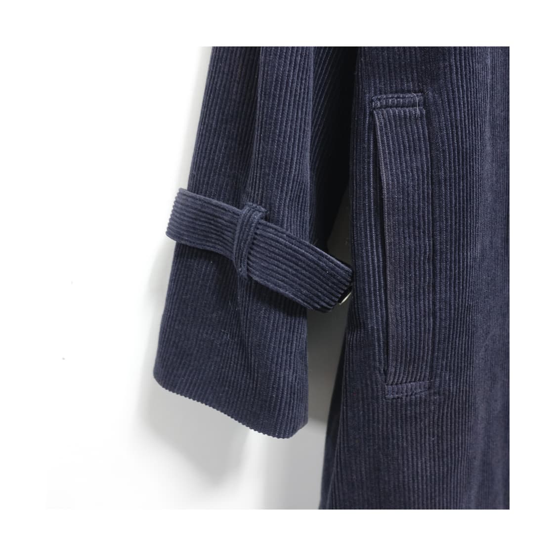 [38, 66] Uhr 18AW 우르 코듀로이 울혼방 오버사이즈 코트 상품이미지6