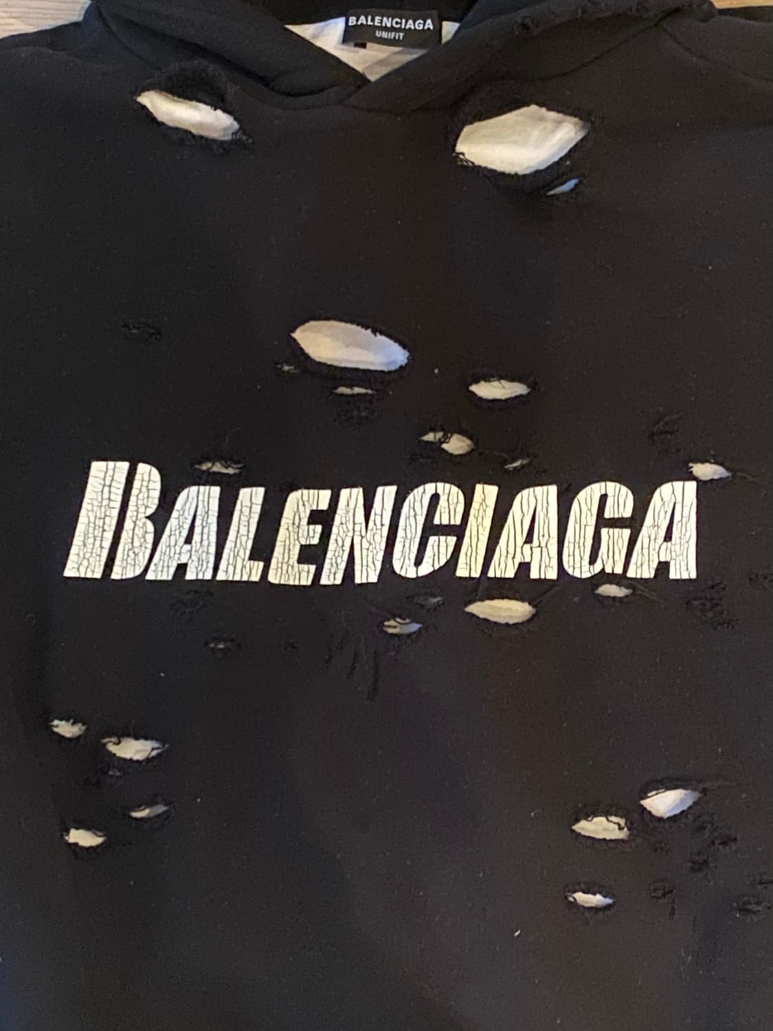 xxs)발렌시아가 디스트로이드 후드 상품이미지3