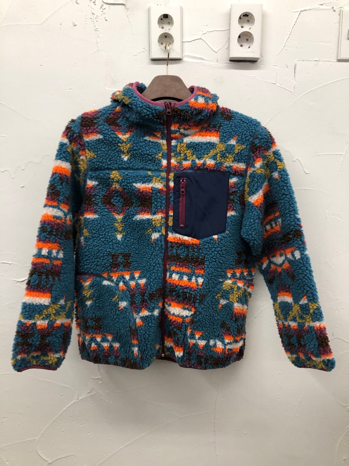 티티카카 애스닉 플리스 후드 집업 상품이미지1