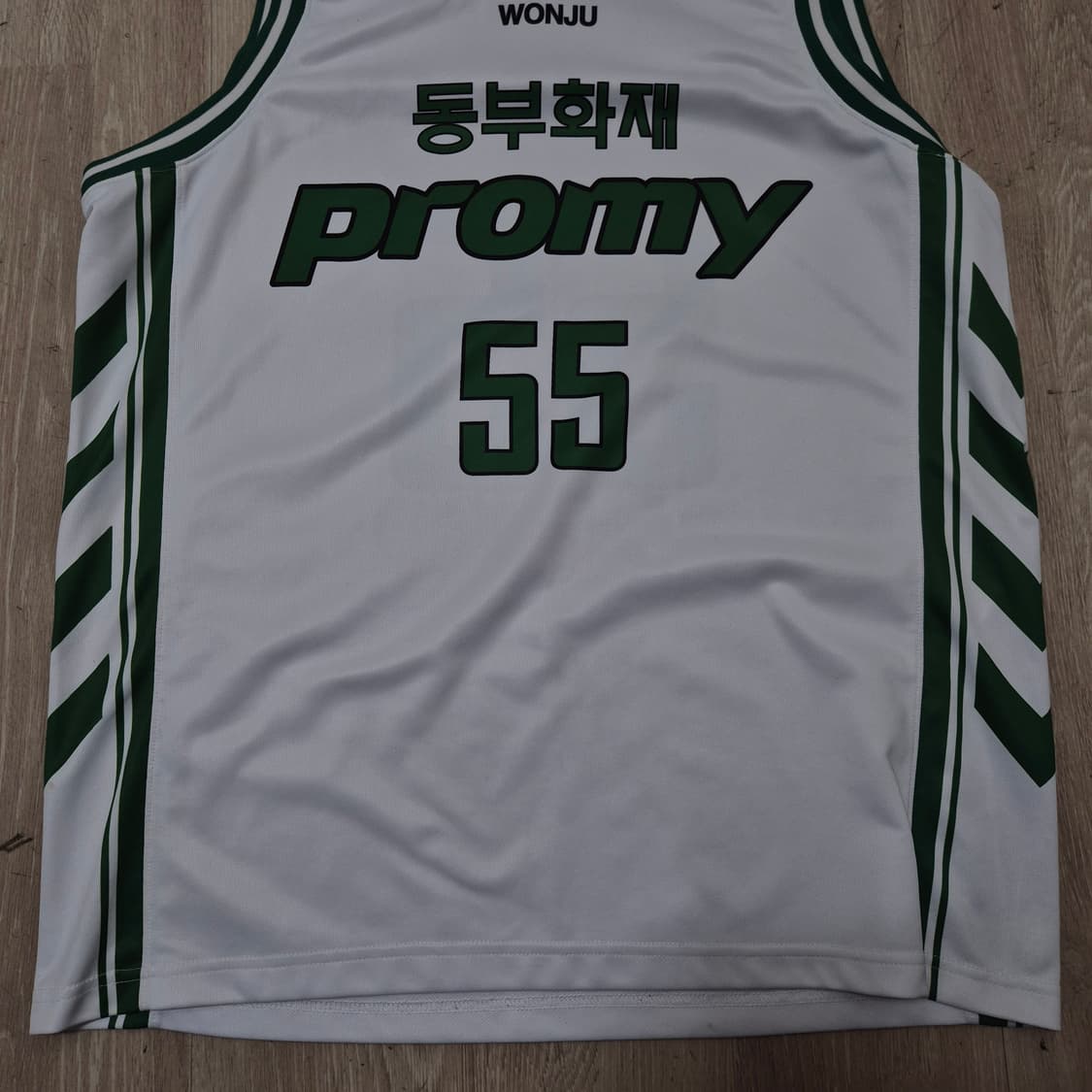 KBL 원주 동부 DB 55번 신강현 농구 져지 유니폼 조끼 FREE 상품이미지3