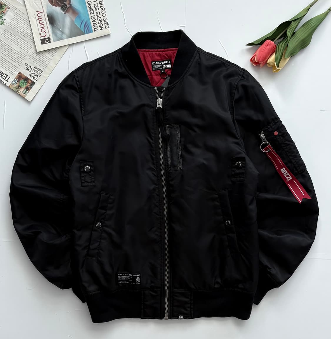 IZZUE-ARMY Ma-1 항공 점퍼 상품이미지2