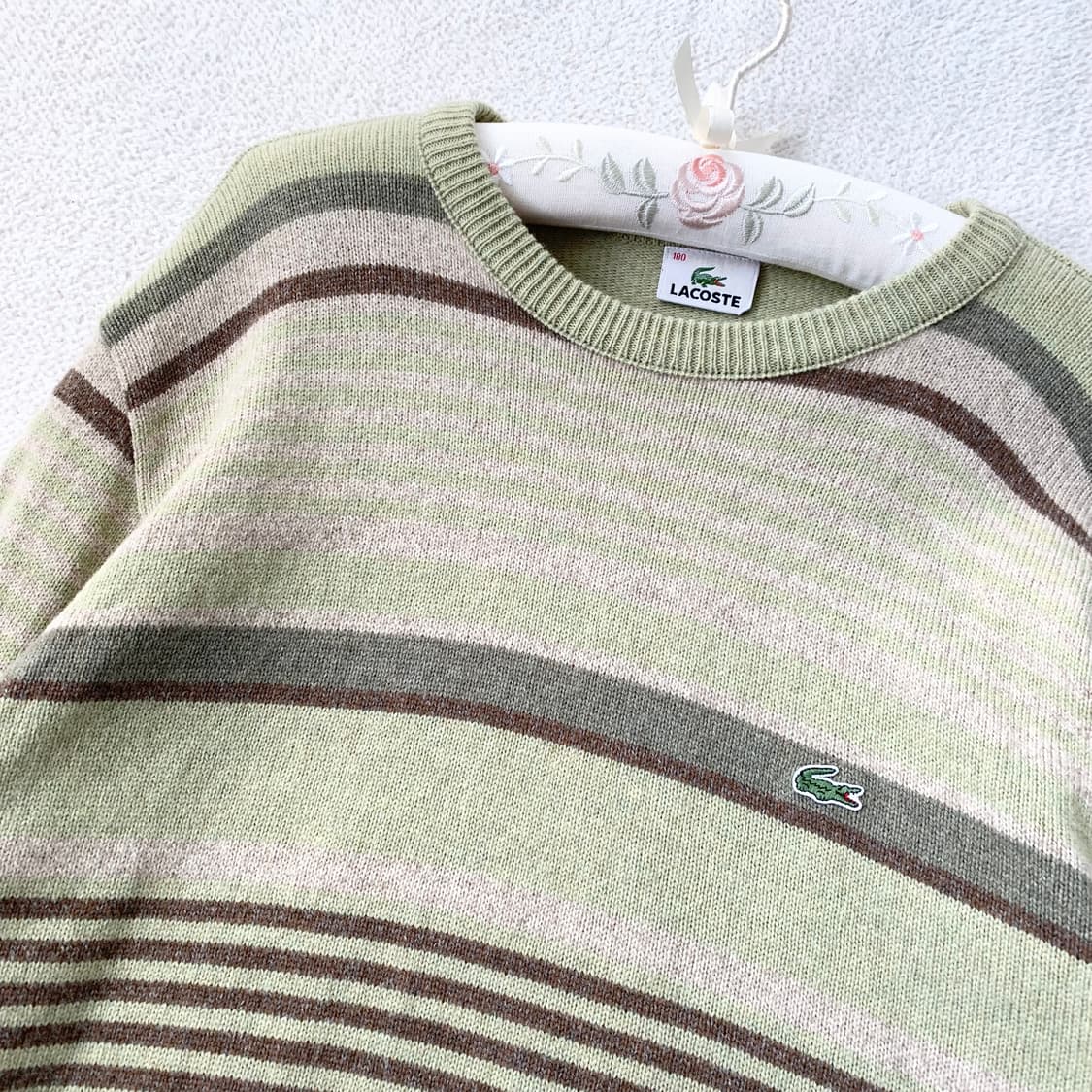 라코스테 두쫀쿠 루즈핏 니트 상품이미지2