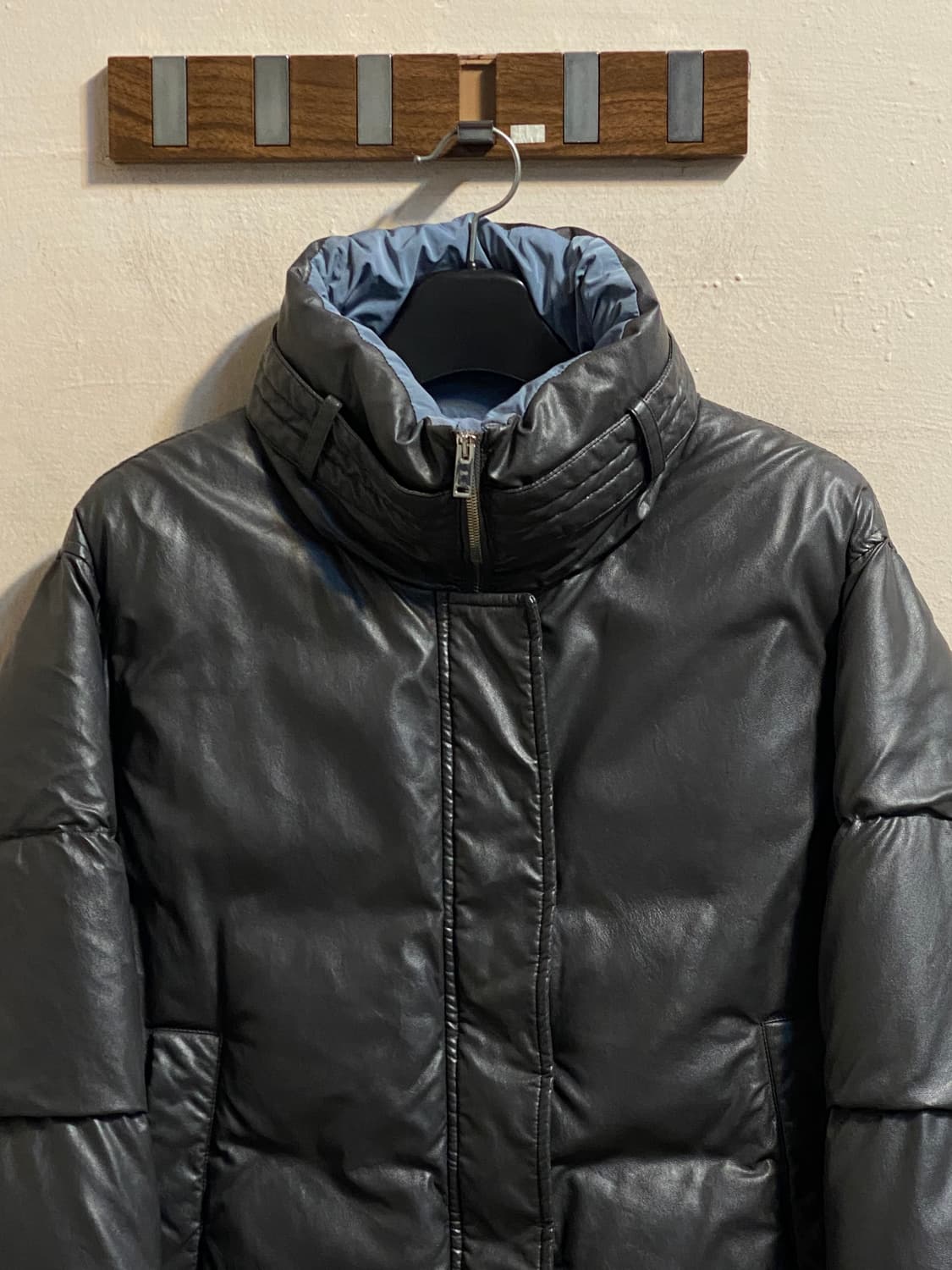 더 일마 레더 다운 패딩 자켓 상품이미지3