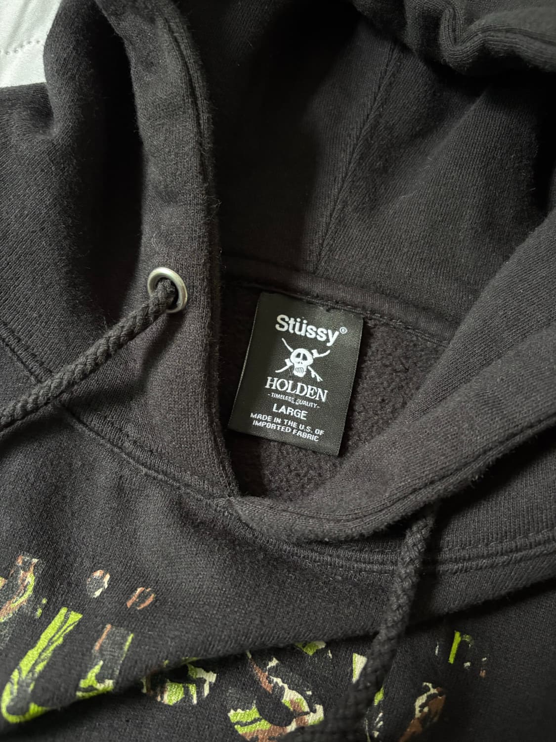 stussy x holden camo snow skull 후드티 상품이미지3