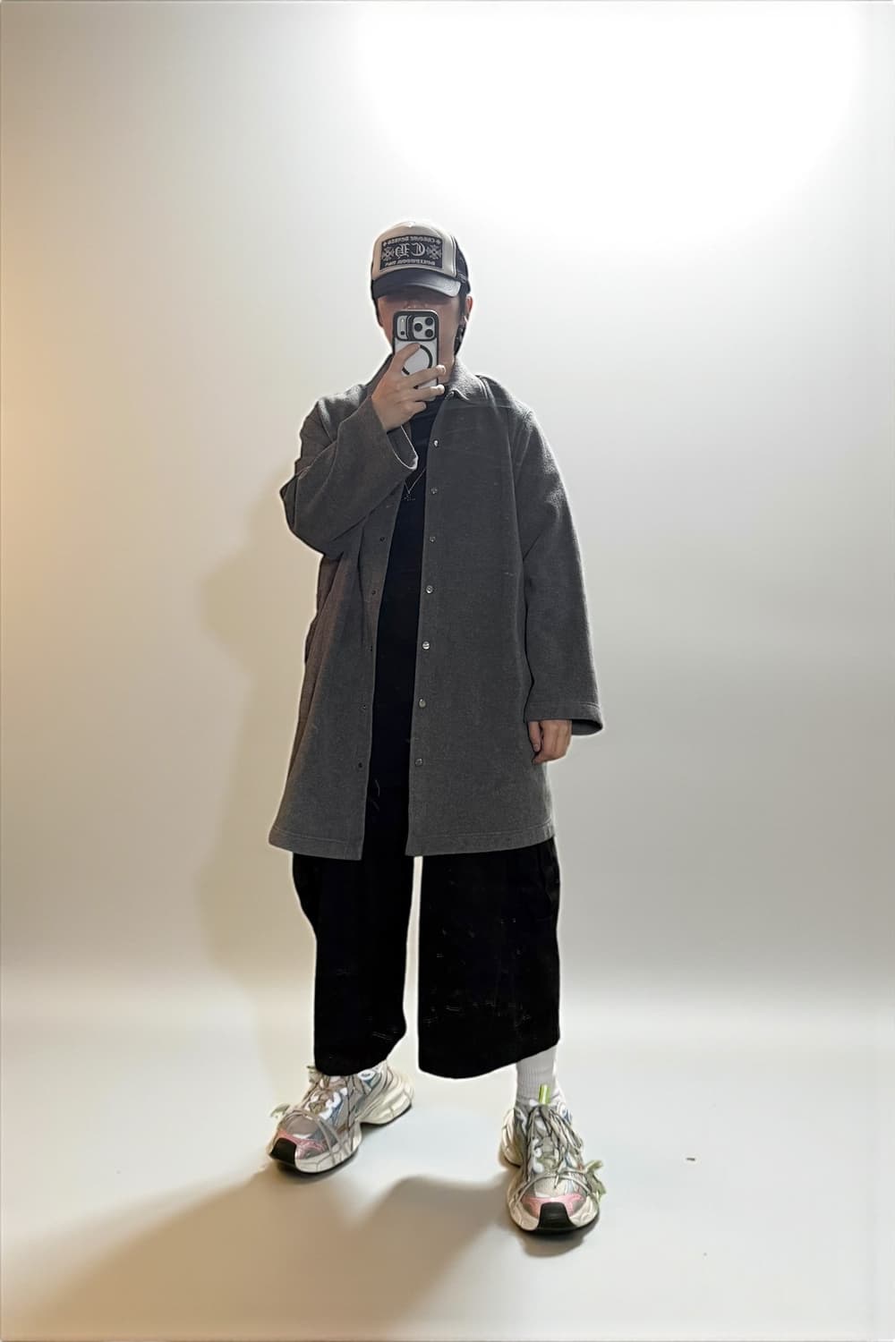 페레가모 후리스 오버 셔츠 자켓 상품이미지1