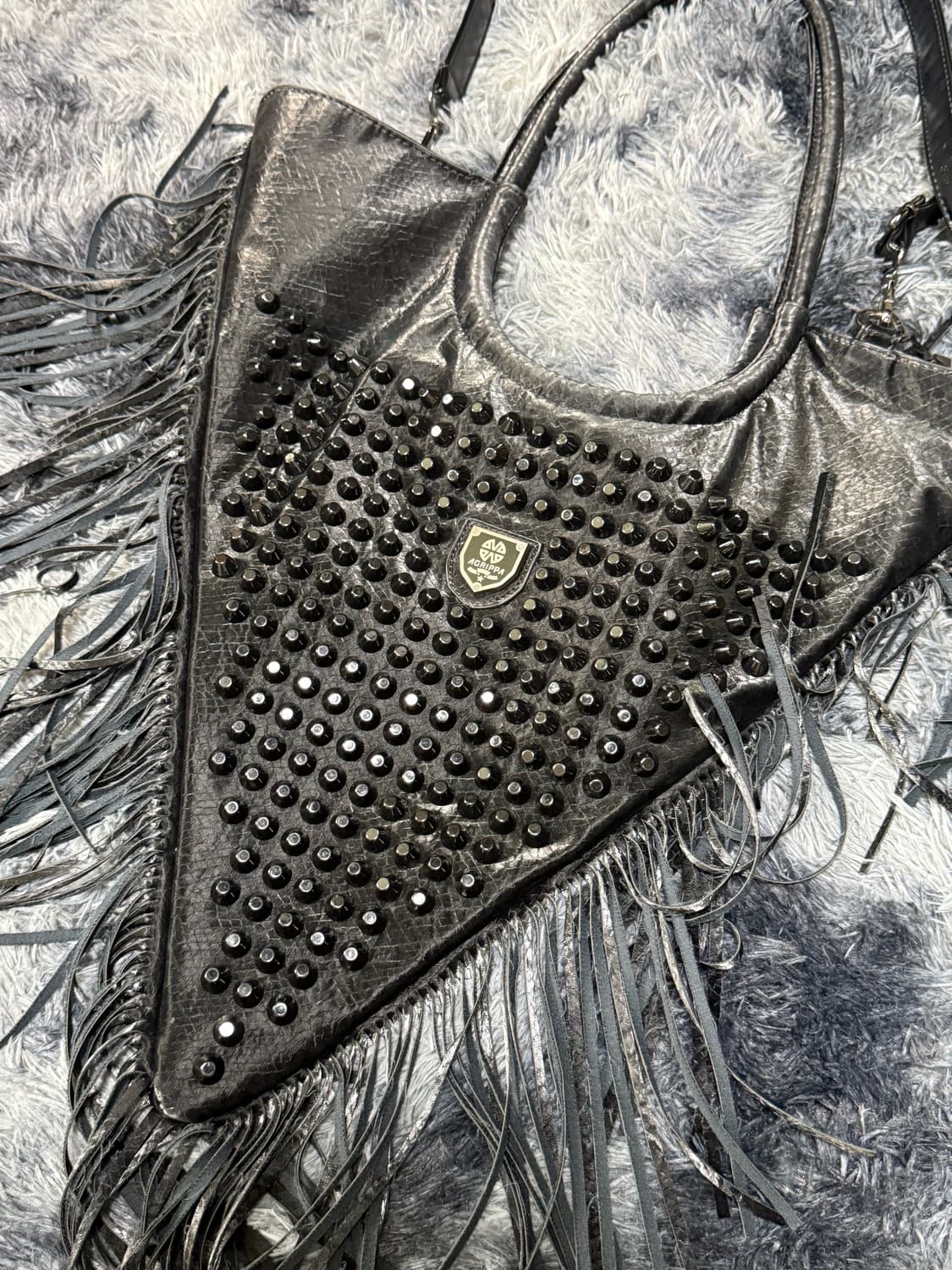 Punk Triangle Fringe Bag 상품이미지1
