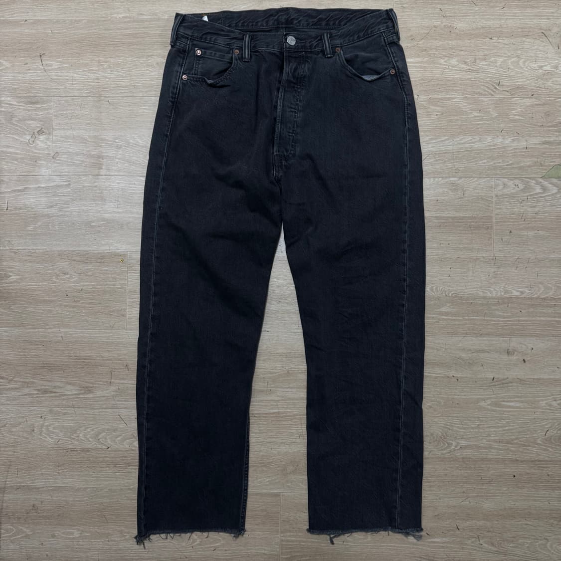 리바이스 501 흑청 데님 팬츠 상품이미지1