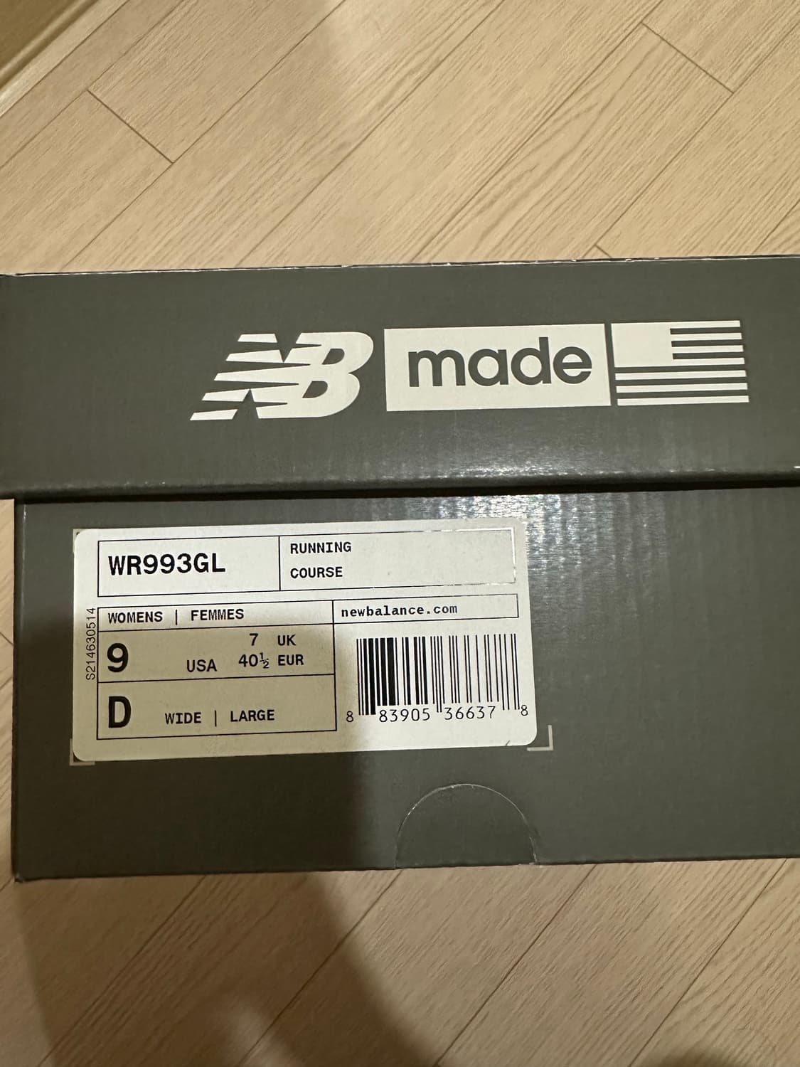 뉴발란스 993 그레이 우먼스 us9 상품이미지7