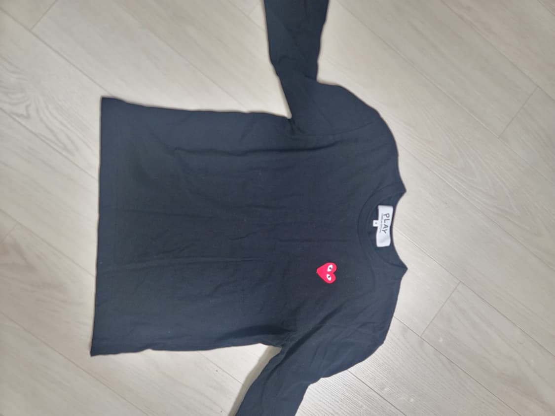 꼼데 남여공용 롱슬리브 검정 M사이즈 상품이미지1