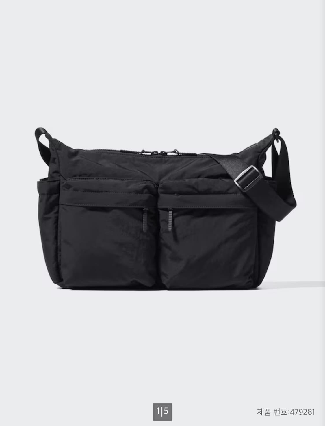 유니클로 멀티 포켓 숄더백(블랙) 상품이미지1