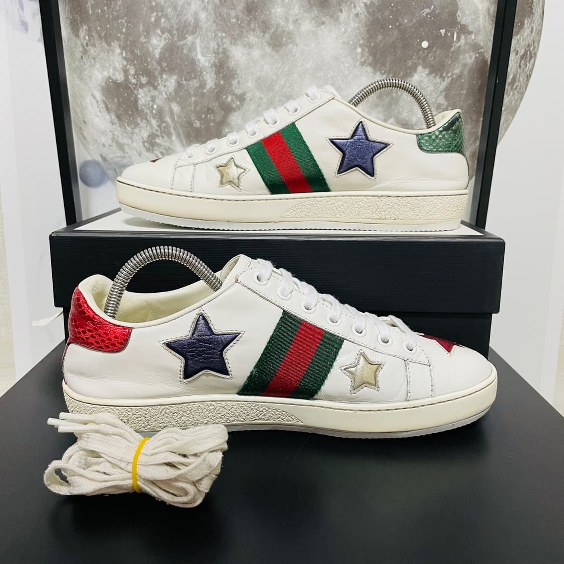 정품 37.5) 구찌 별 스타 에이스 스니커즈  상품이미지2