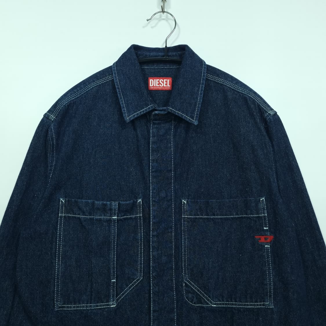 DIESEL 디젤  스티치 데님 자켓 ( 리폼 연예인 협찬 ) 상품이미지2