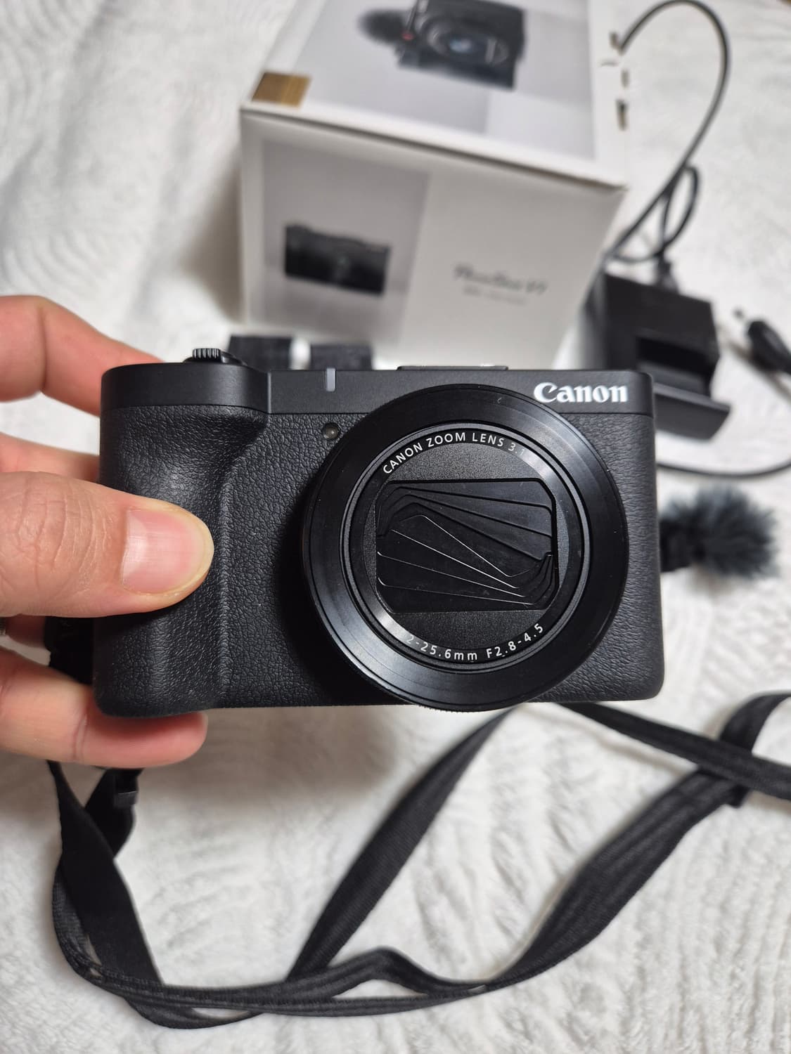 캐논 파워샷 V1 카메라 풀박스 추가 배터리 충전기 상품이미지2