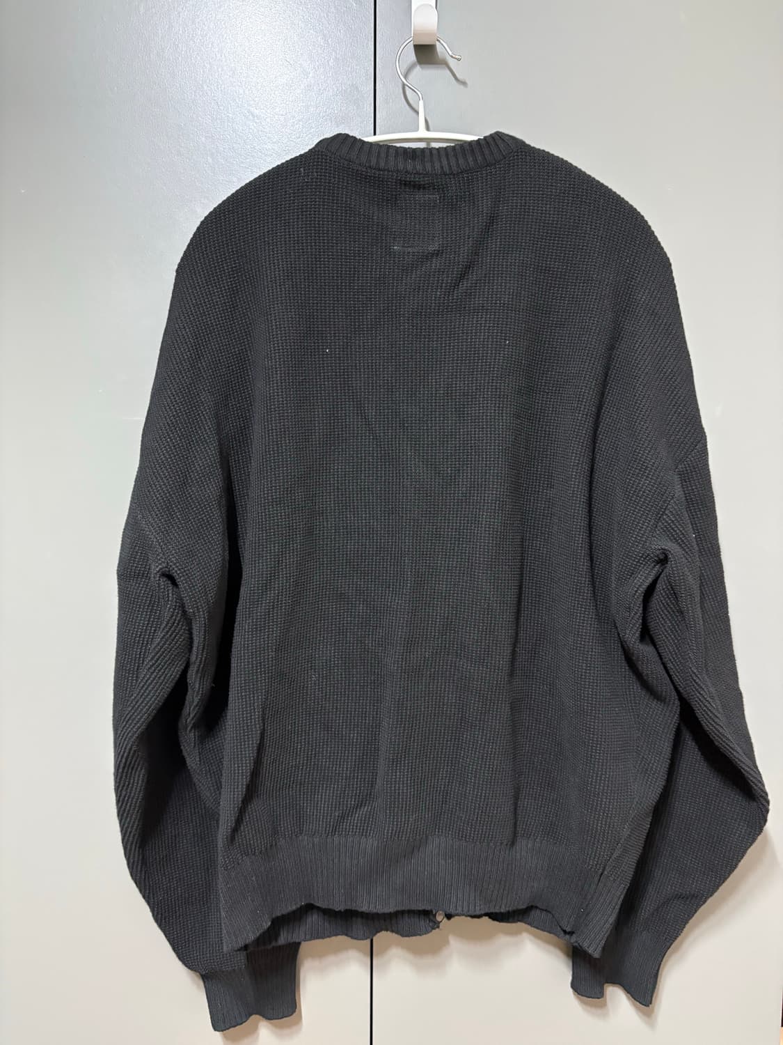 폴리테루 와플 니트 집업 엔젤 3사이즈 상품이미지2