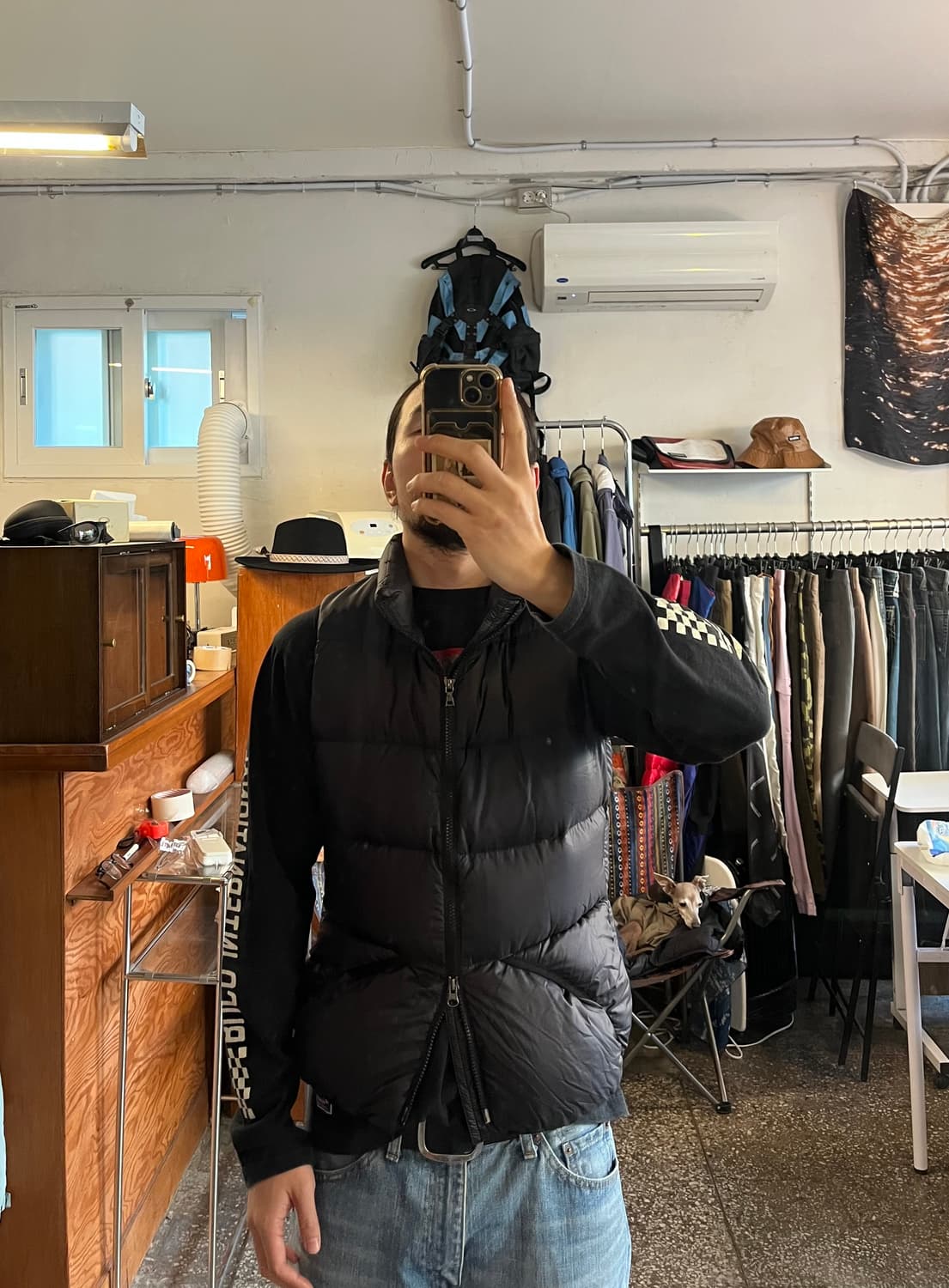 히스테릭 글래머 HG 다운패딩조끼 상품이미지1