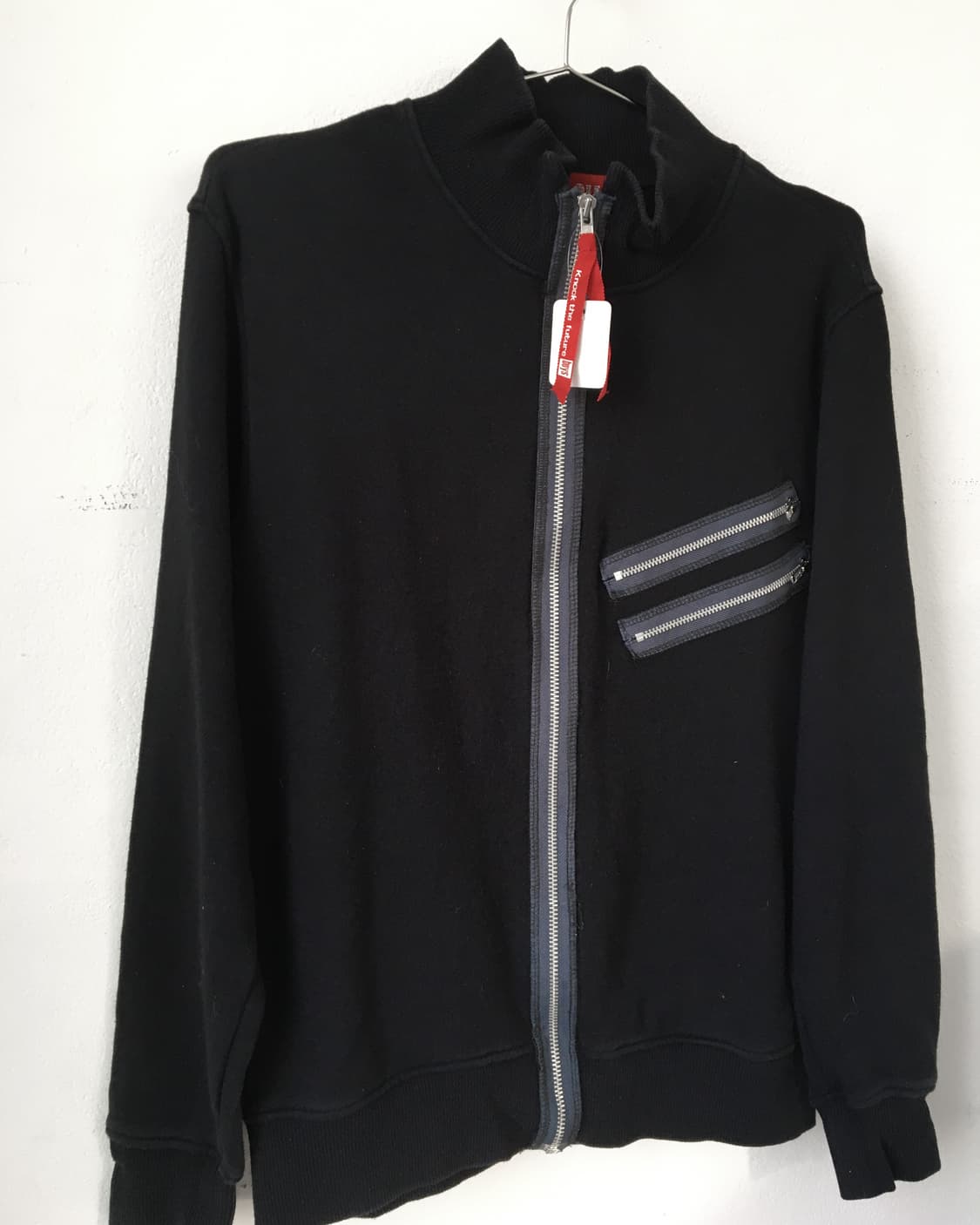 Back patch point high neck zip up 상품이미지3