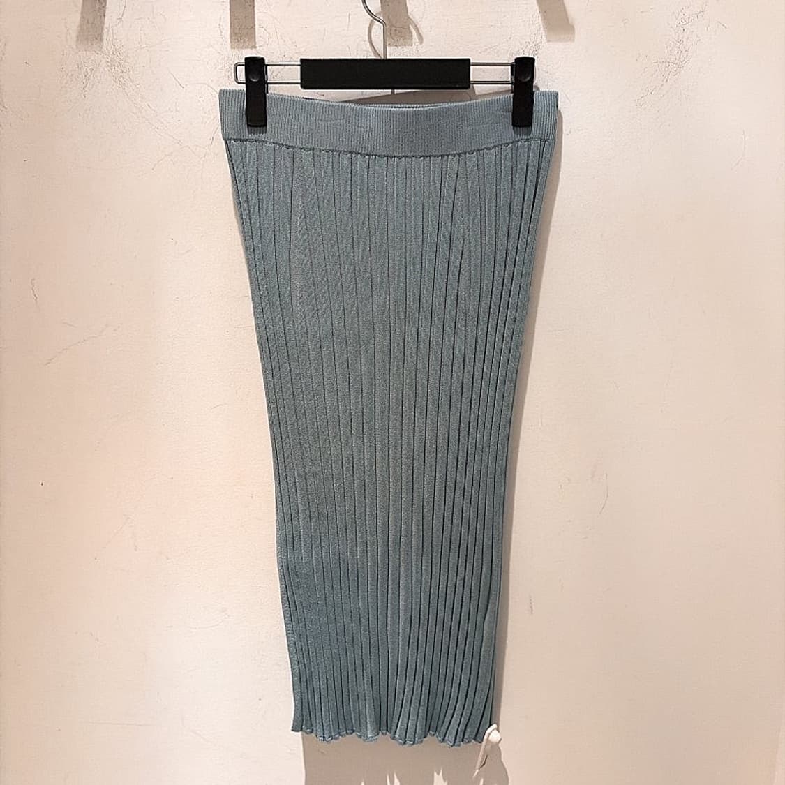 (정품/새상품) 조셉 여성 더스티블루 립 니트 스커트 상품이미지3