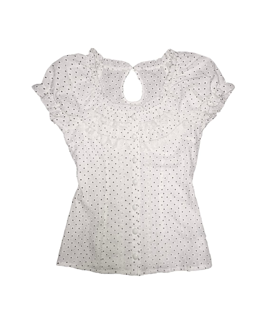 cecil mcbee 세실맥비 플로럴 레이스 블라우스 상품이미지1