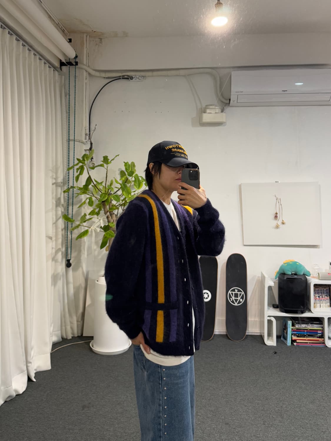 BEAMS PLUS 19AW 모헤어 가디건 [S] 상품이미지1