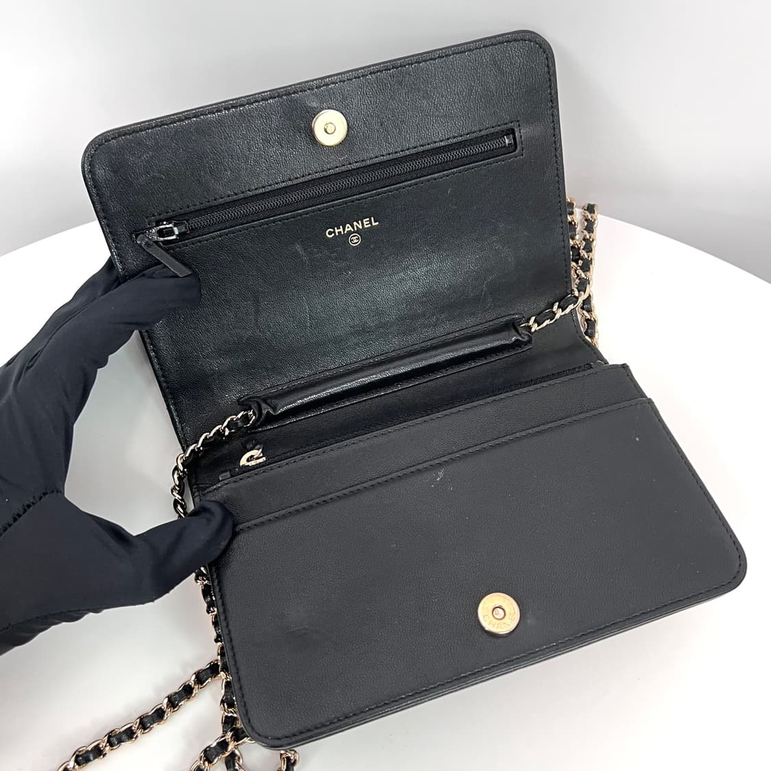 샤넬 마드모아젤 WOC 체인 크로스백 블랙 상품이미지8