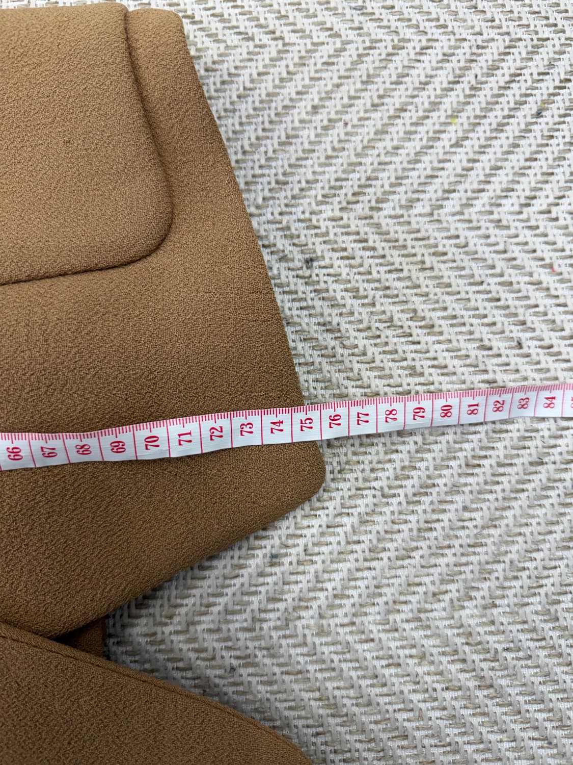 정품) TIME 타임 한섬 여성 더블 브레스트 캐멜 자켓 55-66 상품이미지10