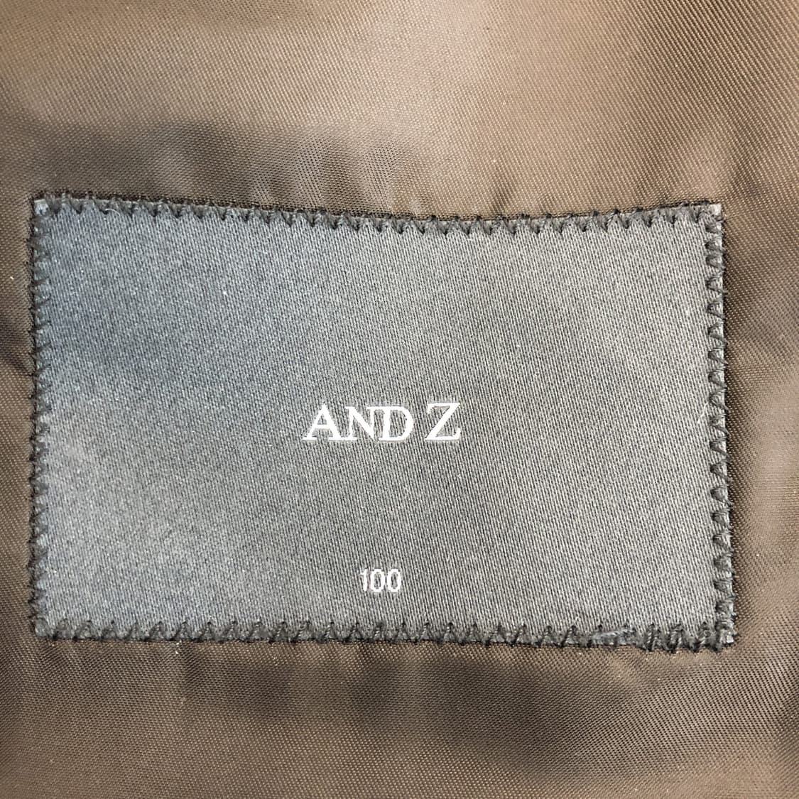 ANDZ 앤드지 캐시미어블렌디드 체크 울코트 95-100  상품이미지9