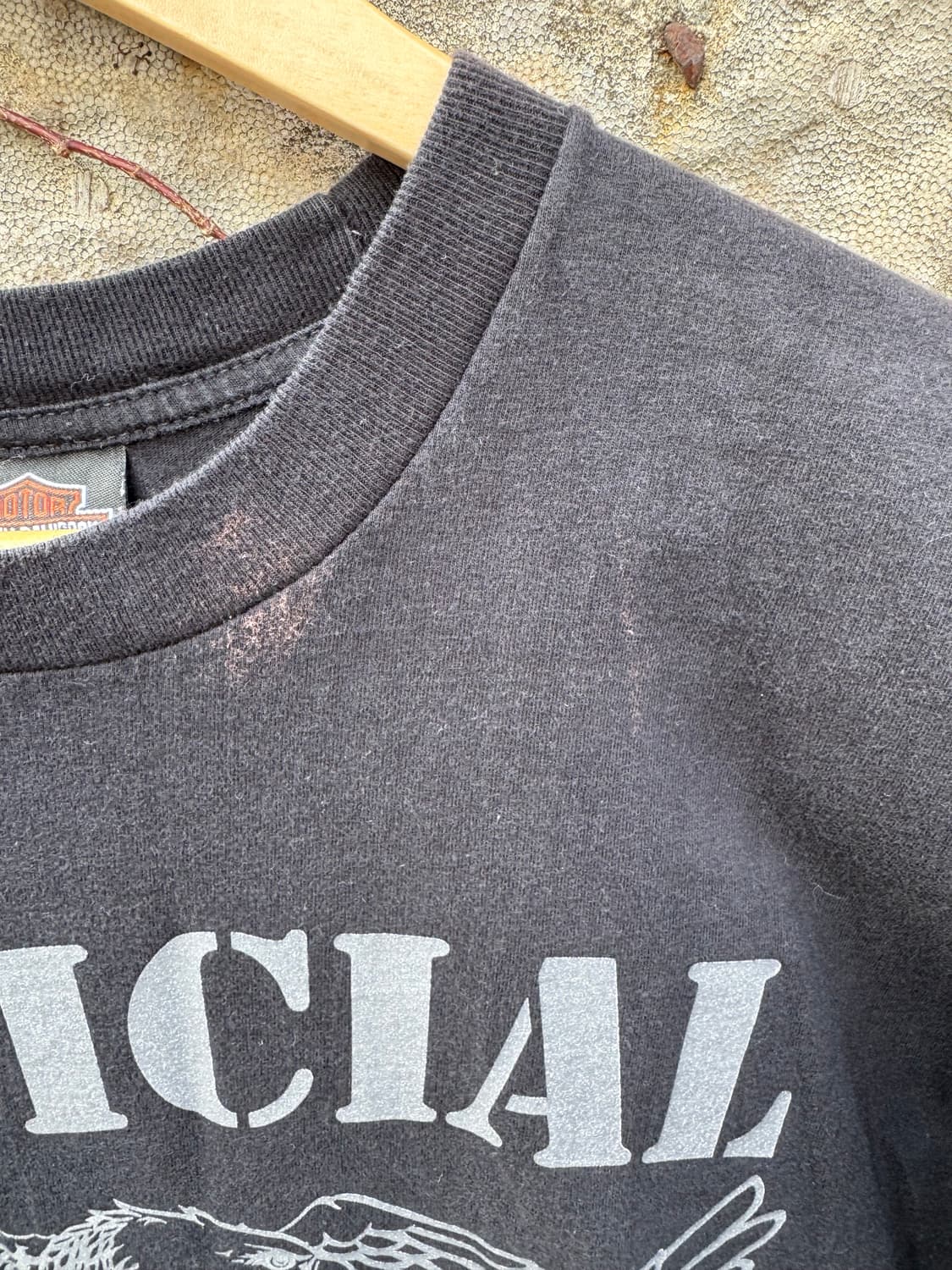 00s 할리데이비슨 빈티지 2007 프린팅 반팔 티셔츠 L 상품이미지6