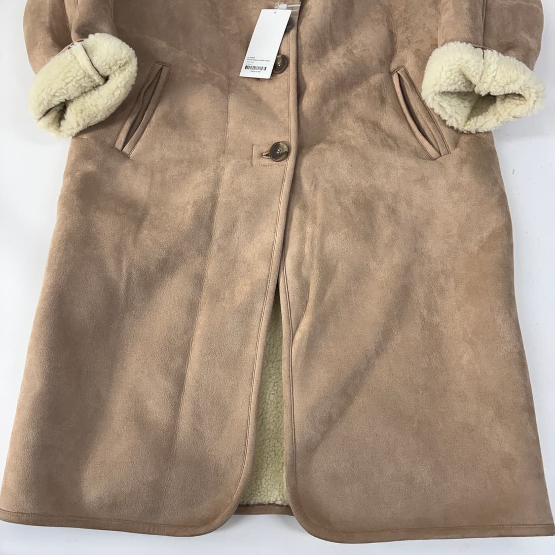 TWO BY 13 MONTH 롱 스웨이드 무스탕 상품이미지5